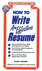 Goyal Saab AMACOM American Management Association U.S.A How to Write an effective Resume